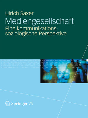 cover image of Mediengesellschaft